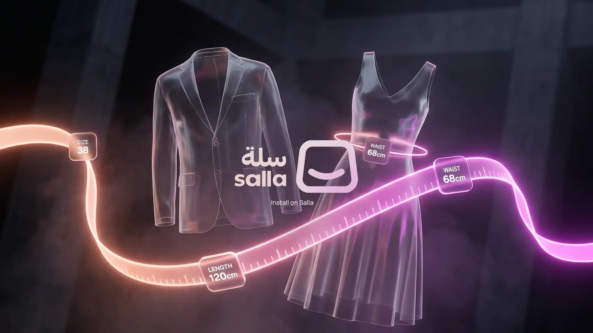 Salla product page with LookCheck experience